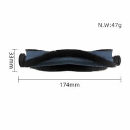 Hoofdroller borstel - Geschikt voor Eufy X10 Pro omni Robot Vacuüm - Verwijder Vuil Stof Vuilnis Uit Hoeken Huisdier Haren, Reiniging Accessoires - 2 Stuks — thumbnail 4