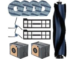 Cosensi - Accessoireset voor robotstofzuiger: hoofdborstel, HEPA-filters, reinigingsdoeken, stofzakken, zijborstels, reinigingsborstel