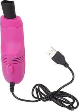 Mini-stofzuiger voor toetsenbord, USB, krachtig, nagelart, auto, thuis — thumbnail 5
