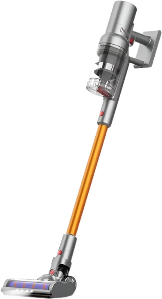 Handstofzuiger met Steel - Draadloze Steelstofzuiger - Draadloze stofzuiger - Afneembare Kruimelzuiger - Zakloze stofzuiger - 27000PA - 240V - Gouden — afbeelding 1