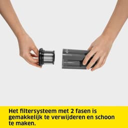 Compacte en lichte handstofzuiger - 015 l stofreservoir - 065 kg - 7.2 V oplaadbare accu - USB oplader - 2-in-1 spleetmondstuk — thumbnail 4