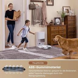 Een 14-delige accessoire set Geschikt voor de Dreame L10s Ultra / L10 Ultra / Xiaomi Robotstofzuiger X20+, inclusief 4 dweilpads, 4 zijborstels, 2 stofzakken, 2 HEPA-filters, 1 hoofdborstel en 1 reinigingsborstel. — thumbnail 3