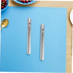 Kruimelveger Set - Tafelreiniger Borstel - Snel Tafels Schoonmaken - Met Zakclip Ontwerp - 15 cm Lengte - Zilver Goud — thumbnail 3