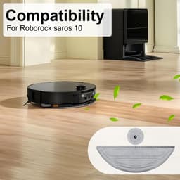 Dailygoods- Accessoires - Compatibel met Roborock Saros 10 - Robotstofzuiger - Dweilen - Onderhoud - Verlengde levensduur — thumbnail 3