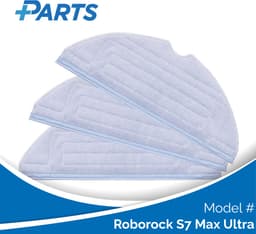 Roborock S7 Max Ultra Dweilpads (3 Stuks, Plus.Parts® alternatief voor 8.02.0081) — thumbnail 1