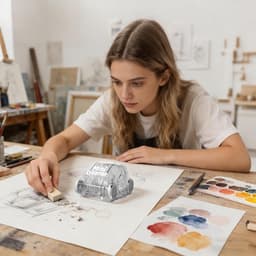 Bureaureiniger - Schattige handstofzuiger,Toetsenbordstofzuiger en Potloodschaafselverzamelaar - Voor Schilderen, Verjaardag, Vakantie, Thuis, Kantoor, School, Volwassenen, Tieners, Kinderen — thumbnail 4