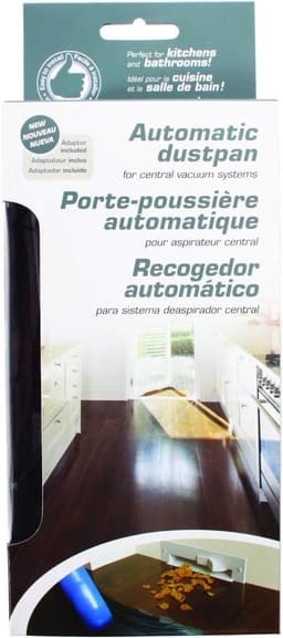 Automatische Stofpan - Veeginlaat - Snel Vuil Opruimen - Eenvoudige Installatie - 30.8 cm - Zwart — thumbnail 3
