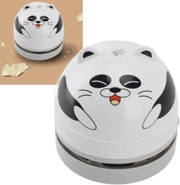Mini Tafelstofzuiger - Bureau Stofzuiger - Bureau Opruimen - Verwijderbare Nozzle - 9 x 9 cm - Panda — thumbnail 3