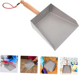 Mini Stofblik - Keuken Stoffer - Kleine Ruimtes Reinigen - Roestvrij Staal - 22 x 14 cm - Zilver — thumbnail 5