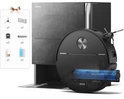 Mova Z70 Ultra Roller Robotstofzuiger Stone Zwart - Dweilfunctie - Automatisch legen & bijvullen - 36.000 Pa zuigkracht - Zelfreinigend 100 °C - Randreiniging - Huisdierenhaar - Grote watertank - Snelladen - 3 jaar garantie