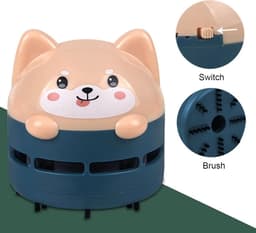 Draagbare Tafelstofzuiger - Energiebesparende Kruimelzuiger met USB Oplading — thumbnail 2