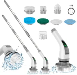 VH Supplies®Schrobmachine - Poetsmachine - Schrobzuigmachine - Incl. 7 Borstelkoppen — thumbnail 1
