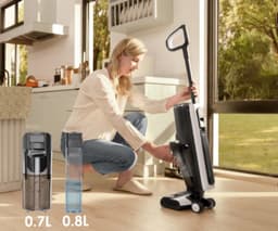 Tineco - FLOOR ONE S5 Extreme - wet & dry Vloerreiniger - Oplaadbaar - Smart - HEPA filter - blauw/wit — thumbnail 3