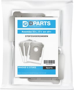 6x Dparts stofzakken geschikt voor iRobot Roomba I+ en J+ series - i3+ i4+ i5+ i6+ i7+ i8+ j7+ j9+ s9+ - Stofzuigerzakken voor Clean Base automatische vuilafvoer - 4626194 — thumbnail 2