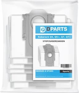 6x Dparts stofzuigerzakken geschikt voor Roborock Q series en Qrevo modellen - Q5+ Q7+ Q8+ - S7 MaxV Ultra - S7 Max Ultra - S7 Pro Ultra - S8+ - S8 Pro Ultra - Max en Pro Ultra — thumbnail 3