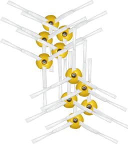 10x Dparts zijborstel geschikt voor iRobot Roomba - voor 500 600 en 700 series - borstel vervangingsset robotstofzuiger - voor series 510 530 540 550 560 600 625 630 650 690 760 770 780 — thumbnail 1