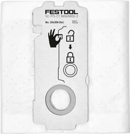 Festool SELFCLEAN filterzak SC-FIS-CT MINI/MIDI-2/10 ( 204308 ) voor CT MINI en CT MIDI vanaf bouwjaar 2019 10 stuks — thumbnail 4