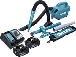 Makita DCL 184 RT accustofzuiger 18 V 54 mbar 0,5 l + 2x accu 5,0 Ah + oplader — thumbnail 4