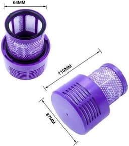 HEPA Filter voor Dyson Stofzuiger - Geschikt voor Dyson Steelstofzuiger V10 Series - Wasbaar — thumbnail 4