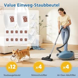 16 stuks stofzuigerzakken - geschikt voor stofzuigerzakken miele Hoover Pure CO - stofzuigerzakken geschikt voor Guard M1 S8380 Flex Parquet Silence Performance Cat & Dog-serie - geschikt voor Miele TU Guard S1 L1 M1 /CO — thumbnail 2