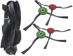 Accessoires voor de Tikom G8000/G8000Pro robotstofzuigers: hoofdborstel en zijborstel. — thumbnail 1