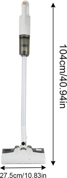 Draadloze Handstofzuiger Met 7000 Pa Zuigkracht – 210 ml Watertank En 2600 mAh Accu – Ergonomisch En Lichtgewicht – USB-C En Nat Dweilen En Stofzuigen – Voor Hardhouten Vloeren, Tegels En Tapijt — thumbnail 3
