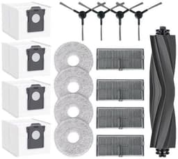 17-delige accessoire set Geschikt voor de stofzuiger Dreame L40 Ultra AE/D20 Ultra / RLD31SE / Mova E40 Ultra: hoofdborstel, filter, dweil — thumbnail 2