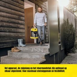 Levo® Bouwstofzuiger Zonder Zak - Alleszuiger Met Accessoires - Waterzuiger met 20 liter reservoir - Stofzuiger met Waterfilter - 1200 Watt - Blauw/Zwart10L x 10W x 10H millimetres — thumbnail 3