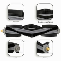 Rollerborstel set - 4 stuks - Geschikt voor Ecovacs Deebot — thumbnail 4