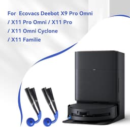 SnelShoppen - Side Brush Accessoires voor Ecovacs Deebot X9 Pro Omni/X11 Pro Omni/X11 Pro/X11 Omni Cyclone/T80S Omni Stofzuiger - Vervangborstels - Ny — thumbnail 5