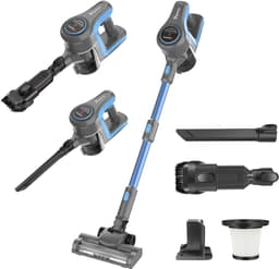 Draadloze Stofzuiger, 6 IN 1 Lichtgewicht Steelstofzuiger, Krachtige Zuigkracht van 15 kPa, Oplaadbare Draadloze Stofzuiger Voor Hardhouten Vloeren en Dierenharen — thumbnail 1