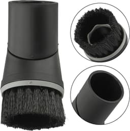 Ronde stofborstel (35 mm) met nylon haren Geschikt voor Miele S8340 Ecoline-stofzuigers - draaibare kop voor betere wendbaarheid en eenvoudig opbergen — thumbnail 1