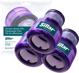 Sillar Set 3 stofzuigerfilters – wasbaar - vervangingsfilter geschikt voor Dyson V11 Absolute Pro SV14 Animal Total Clean V15 - vervangt 970013-02 — thumbnail 1