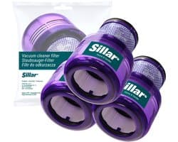 Sillar Set 3 stofzuigerfilters – wasbaar - vervangingsfilter geschikt voor Dyson V11 Absolute Pro SV14 Animal Total Clean V15 - vervangt 970013-02