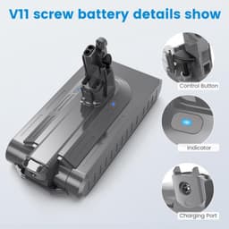 Vervangende Accu voor Dyson V11, 25,2V, 3900mAh Li-ion — thumbnail 5