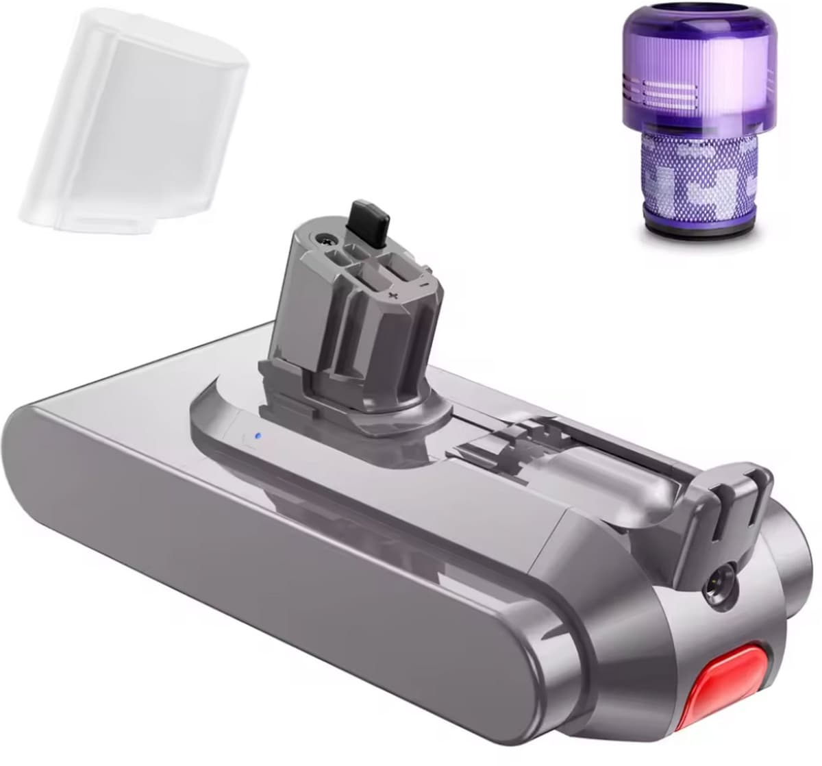 EXPER – Accu geschikt voor Dyson V11 Absolute Pro, Fluffy en Motorhead – Click Type – Li-ion met filterset — afbeelding 1