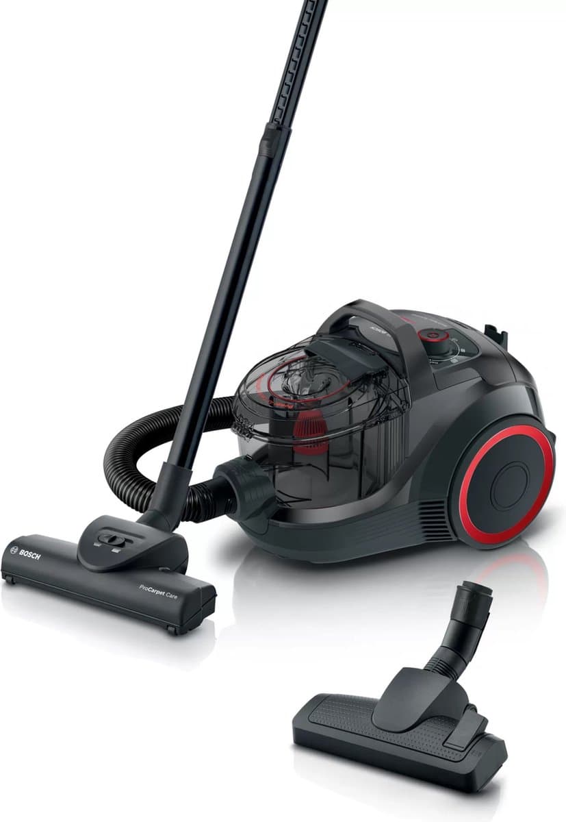 Bosch ProPower BGC21POW1 Serie 4 - Stofzuiger zonder zak - Zwart/Rood — afbeelding 1