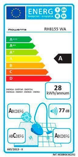 Rowenta Powerline Extreme Cyclonic RH8155 WA Zakloos Zwart, Zilver, Geel 0,9 l 750 W — thumbnail 2