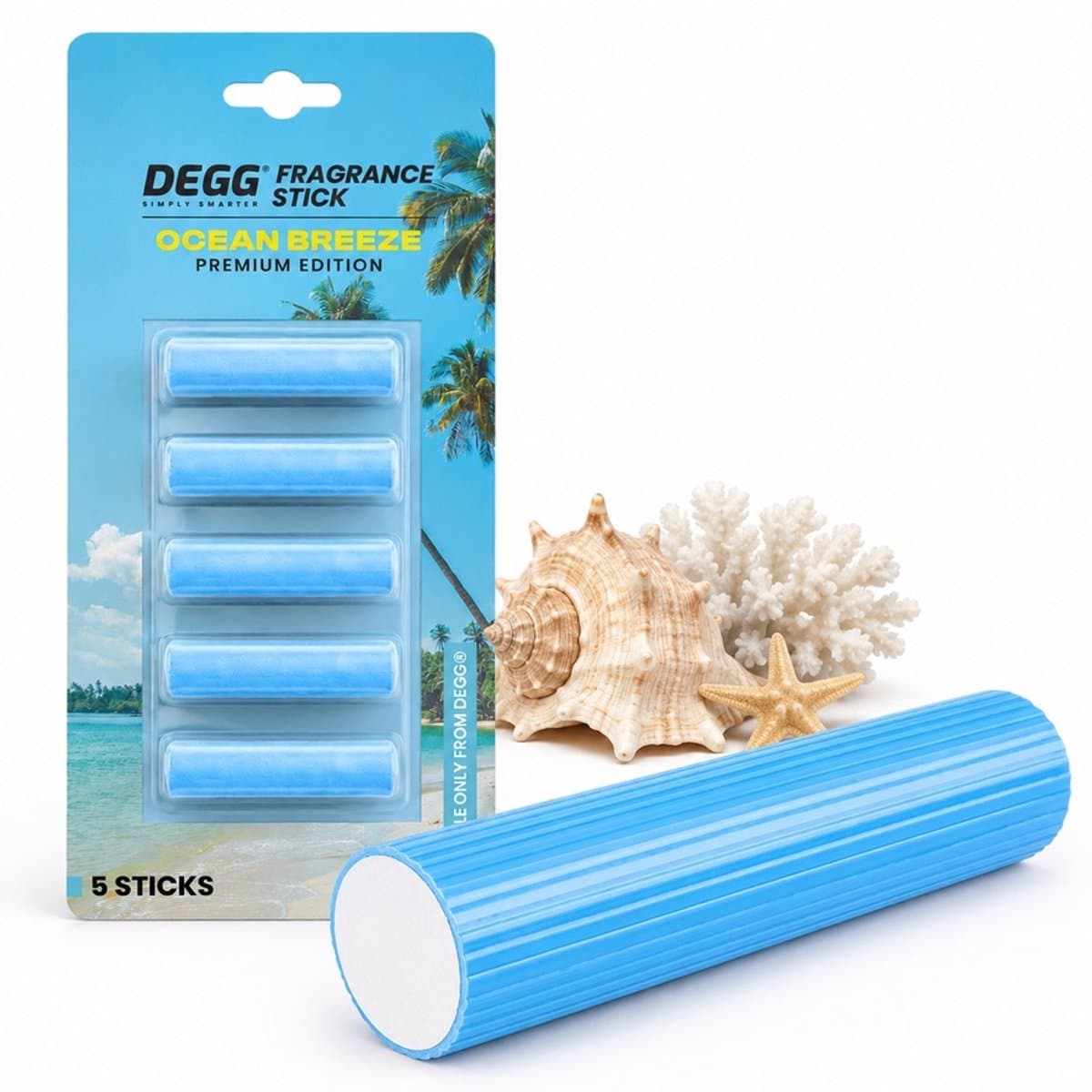DEGG® – Geurstaafjes voor Stofzuiger – Ocean Breeze – Verfrist tijdens het Stofzuigen – 5 Stuks — afbeelding 1
