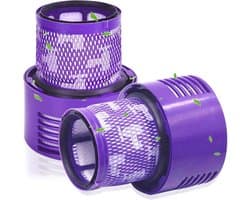 HEPA filter - Filter geschikt voor Dyson V10/SV12 stofzuigers - 2 stuks - 110 × 87 × 64 mm - Wasbaar en Herbruikbaar