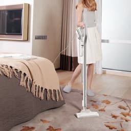 Staande stofzuiger - 600W met HEPA-filter -0,8L stofbak - 4,5m kabel - handstofzuiger voor tapijt bank matras huisdiervacht thuisreiniging — thumbnail 2