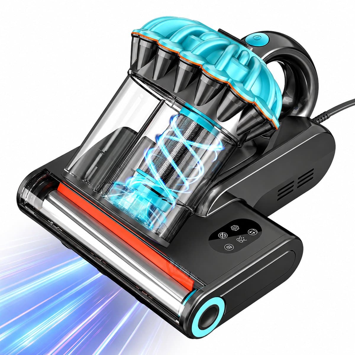 Matrasstofzuiger met UV-Licht – 18 kPa Zuigkracht, 550W, HEPA-Filter, Hete Lucht en Dubbel Stofreservoir — afbeelding 1