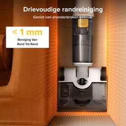 Roborock F25 GT Gen 2-Vloerreiniger-Nat Droog Stofzuiger-draadloos-Elektrische dweil-20000 Pa-180° platliggend-90 °C Hoge temperatuur Sneldrogend-Zelfreiniging-Anti-Klits Rol voor Huisdierhaar-Randreiniging — thumbnail 5