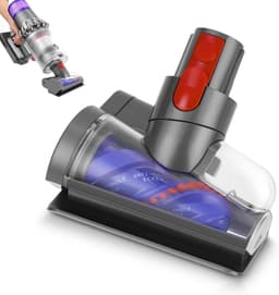 Stofzuigerborstelkop Met Anti-Klitfunctie En Taps Toelopende Borstelrol Voor Dyson V15 V11 V10 V8 V7 - Dieptereiniging Zelfreinigend Compact - Donkergrijs — thumbnail 1
