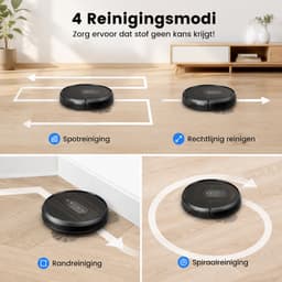 AIRROBO G50 – Robotstofzuiger – zuigkracht van 4000 Pa – ondersteuning voor app- en spraakbediening – ultradun ontwerp – bijzonder geschikt voor het verwijderen van dierenharen — thumbnail 4