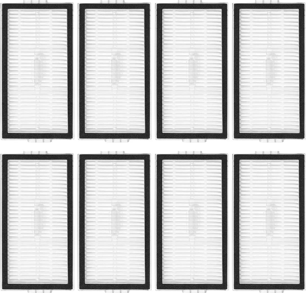 Filteraccessoires Geschikt voor Roborock Saros 10R robotstofzuigers, vervangingsfilters Geschikt voor robotstofzuigers - 8-pack — afbeelding 1
