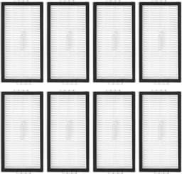 Filteraccessoires Geschikt voor Roborock Saros 10R robotstofzuigers, vervangingsfilters Geschikt voor robotstofzuigers - 8-pack — thumbnail 1