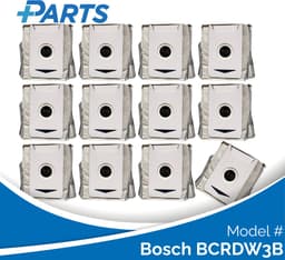 Bosch BCRDW3B Stofzakken (12 Stuks, Plus.Parts® alternatief voor BHZRDBAB) — thumbnail 1