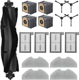 Geschikt voor accessoires voor eufy robotstofzuiger de Eufy Clean X8 Pro - 17-stuks - hoofdborstel - zijborstel - wasbaar filter - doeken - stofzak — thumbnail 1