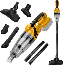 Draadloze Handstofzuiger 10000Pa - Compatibel met Dewalt 20V Batterij - 4 Opzetstukken - ShopVlot — thumbnail 1